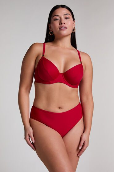 Hunkemöller Luna Rio-Bikini-Unterteil Midi Rot