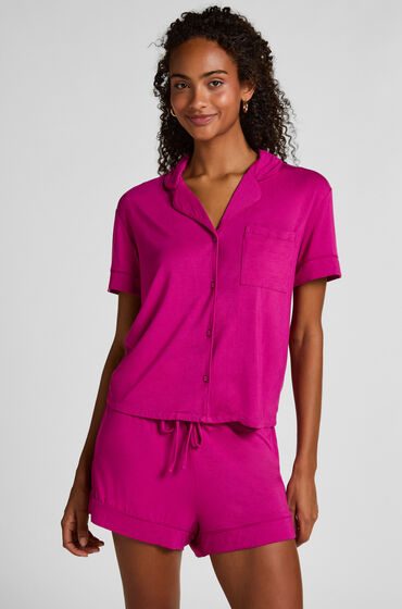 Hunkemöller Jersey-Shorts Essential Rose