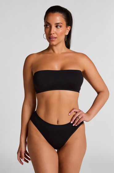 Hunkemöller High Slip Dide Schwarz
