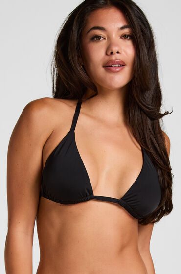 Hunkemöller Triangle Bikini Top Luxe Schwarz