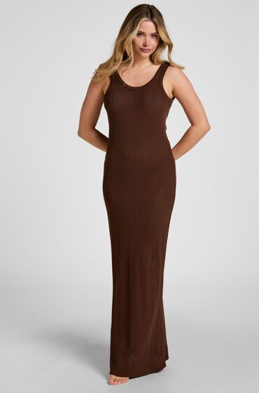Hunkemöller Strand Ring Kleid Coastal Muse Braun