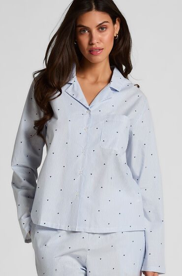 Hunkemöller Jacke Baumwolle Blau