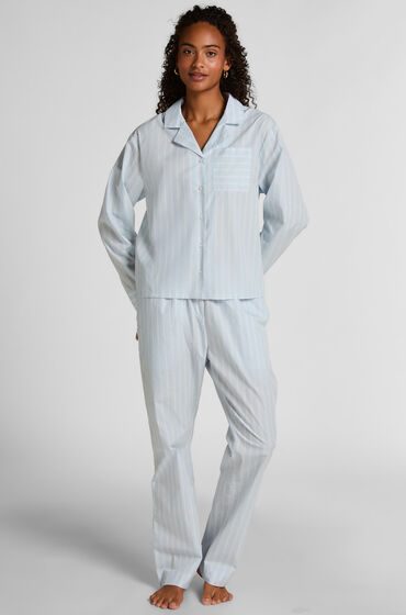 Hunkemöller - Pyjamahose, für Damen, Blau Größe L