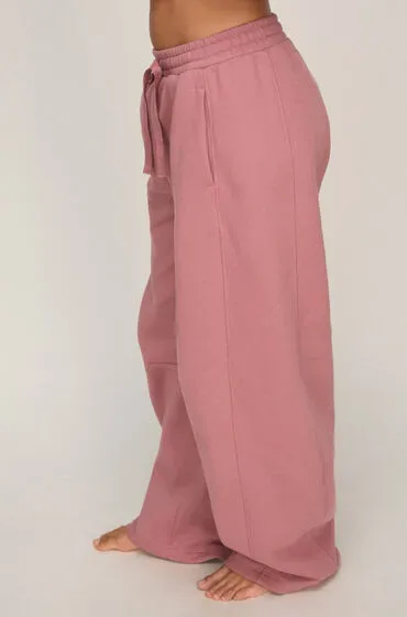 Hunkemöller Barrel-Hose aus angerautem Sweatstoff Rose