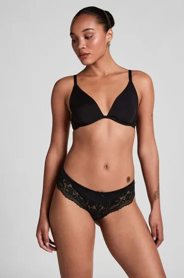 Hunkemöller Brazilian-Shorts Valencia Schwarz