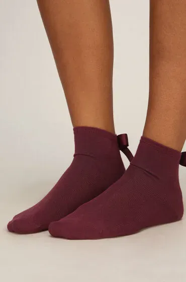 Hunkemöller Socken Bow Modal Rot