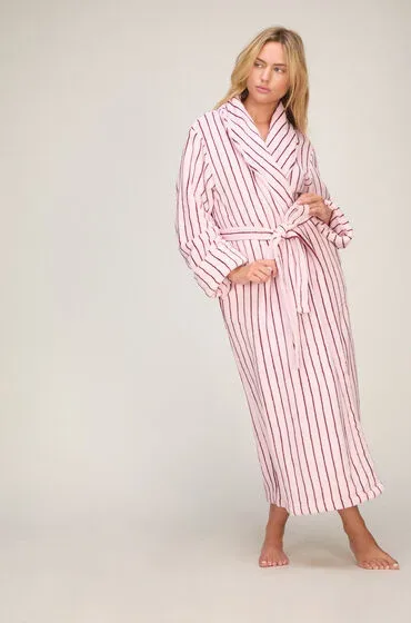 Hunkemöller Weicher Fleece-Bademantel Rose
