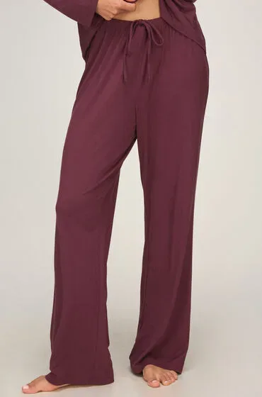 Hunkemöller Jersey-Hose Essential Lila
