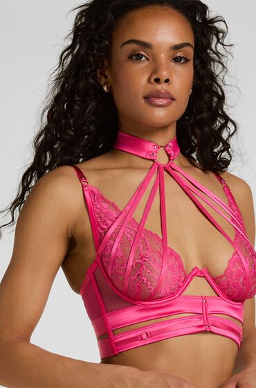 Hunkemöller Emmeline Unwattierter Longline-Bügel-BH Rose