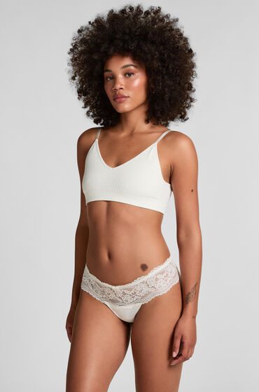 Hunkemöller Boxerstring Florence Weiß