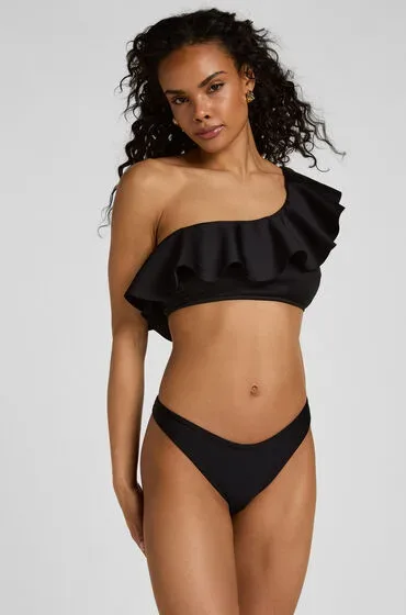 Hunkemöller Highleg Bikinihose Luxe Schwarz