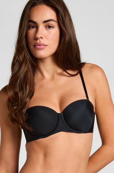 Hunkemöller Vorgeformter trägerloser Bügel-BH Jane Schwarz