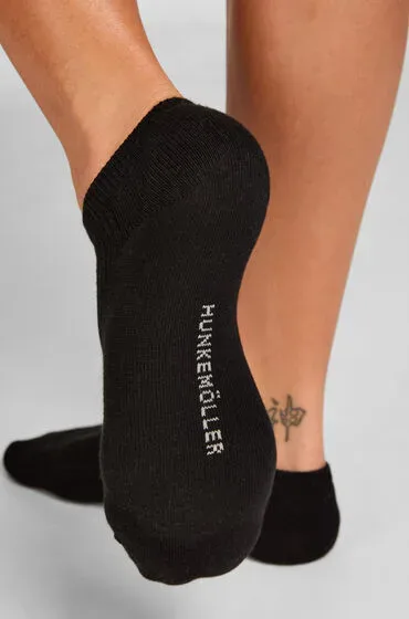 Hunkemöller 3er-Pack Baumwoll-Sneakersocken Schwarz