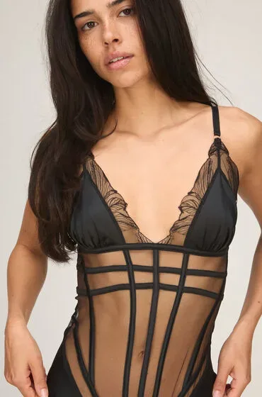 Hunkemöller Body Ellen Schwarz