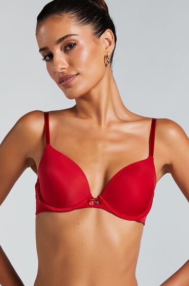 Hunkemöller Vorgeformter Bügel-BH Plunge Rot