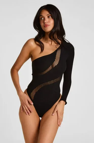 Hunkemöller Asymmetrischer Body Schwarz