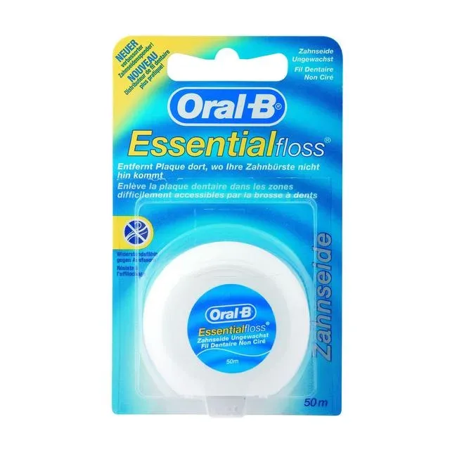 Oral-B Essentialfloss Zahnseide ungewachst