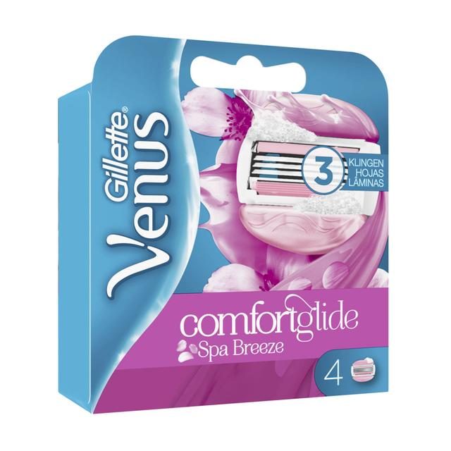 Gillette Venus ComfortGlide Spa Breez Rasierklingen 4 Stück