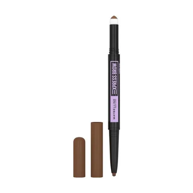 Maybelline - Express Brow Satin Duo Augenbrauenstift Und -Puder, Medium Brown