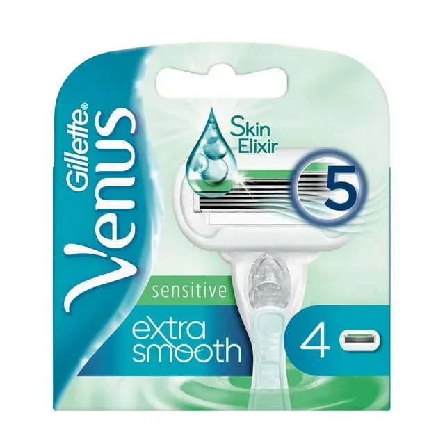 Gillette Extra Smooth Sensitive Rasierklingen 4 Stück