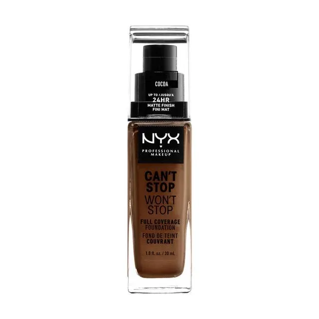 NYX Professional Makeup Can't Stop Won't Stop Foundation, Cocoa