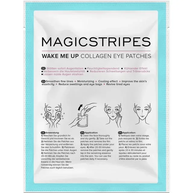 MAGICSTRIPES Wake Me Up Collagen Eye Patches Augenpatches 1ST Unisex