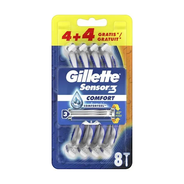 Gillette Sensor3 Comfort Einwegrasierer 8 Stück