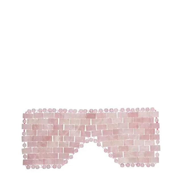 YOGA BOUTIQUE Relax and enjoy Crystal Eye Mask Rosenquarz