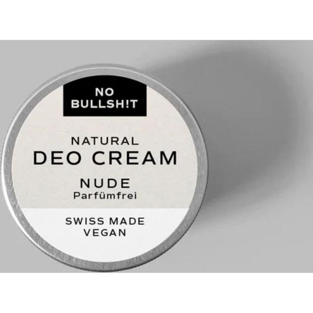 NO BULLSH!T Nude Parfümfrei Deo Cream 15ml Unisex