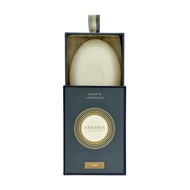 ABAHNA Vetiver & Cedarwood Soap 170g Damen