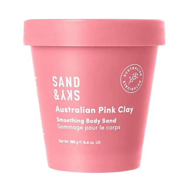 SAND & SKY Australian Pink Clay Smoothing Body Sand
