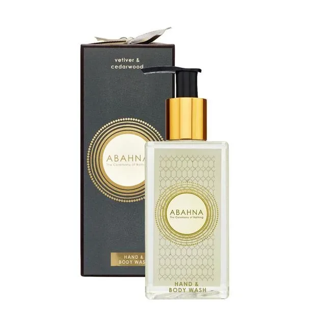 ABAHNA Vetiver & Cedarwood Hand & Body Wash