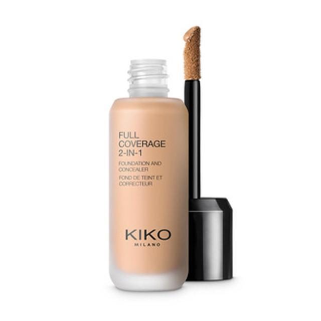KIKO MILANO Full Coverage 2 in1 Foundation&Concealer Fluid Foundation 1ST