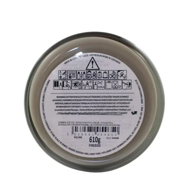 WoodWick - Duftkerze, L, Hellgrau