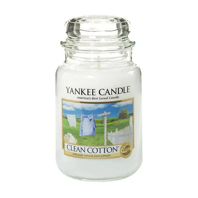 YANKEE CANDLE Clean Cotton Duftkerze