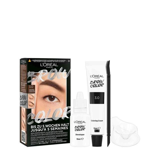 L'OREAL - Brow Color, 1 Stück, . Dunkelbraun