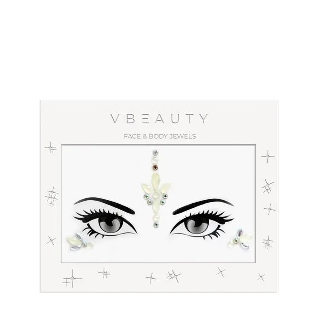 VBEAUTY - Face Jewels #babealert GLOW IN THE DARK, One Size, Mehrfarbig
