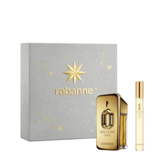 rabanne 1 Million Gold Set mit Düften 2ST Herren