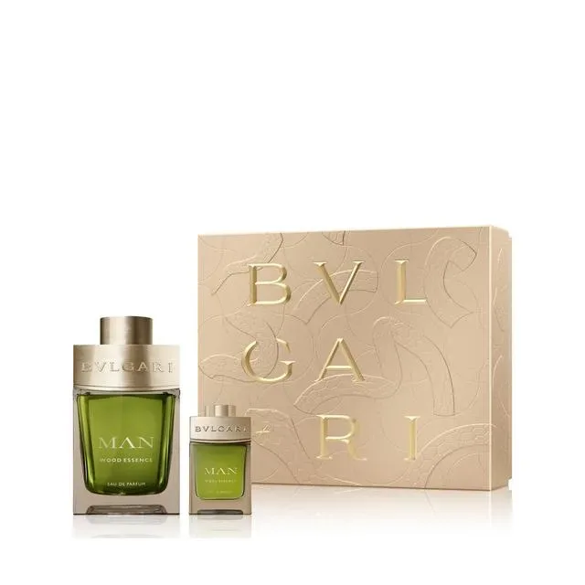 Bulgari Man Wood Essence Set mi Düften 2ST Herren