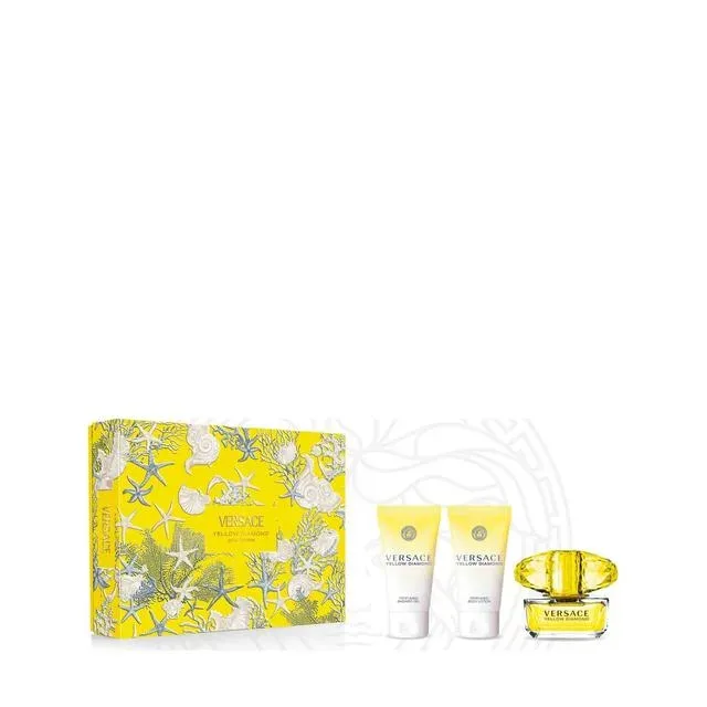 Versace Yellow Diamond Sets mit Düften 3ST Damen