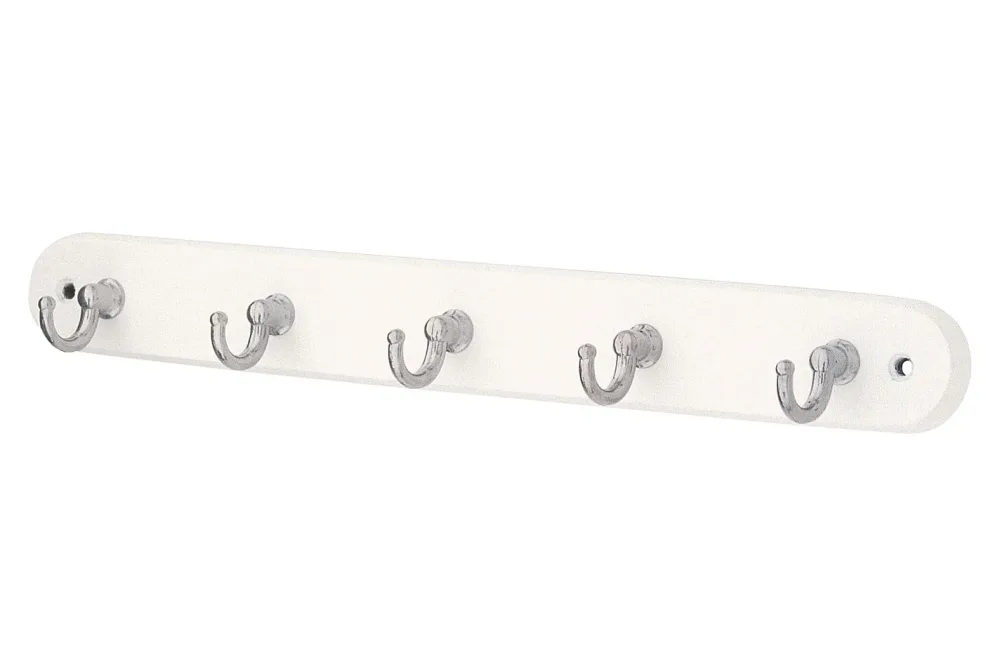 Siro Schlüsselleiste Buche Weiss | 749-300H | 5 Haken
