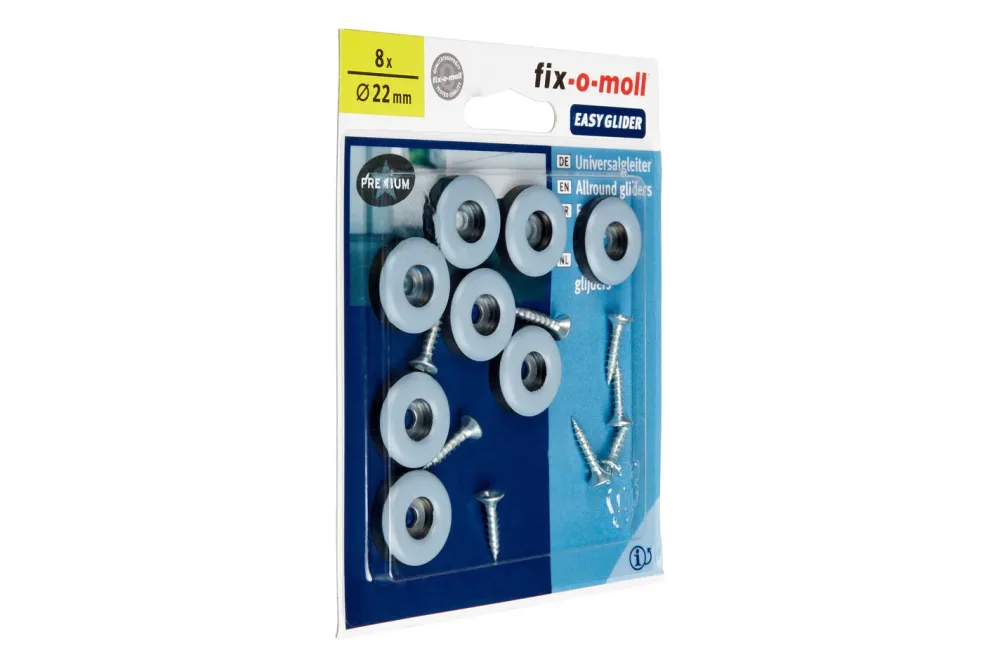 Fix-O-Moll PTFE-Glider | 2.2 cm | 8 Stück