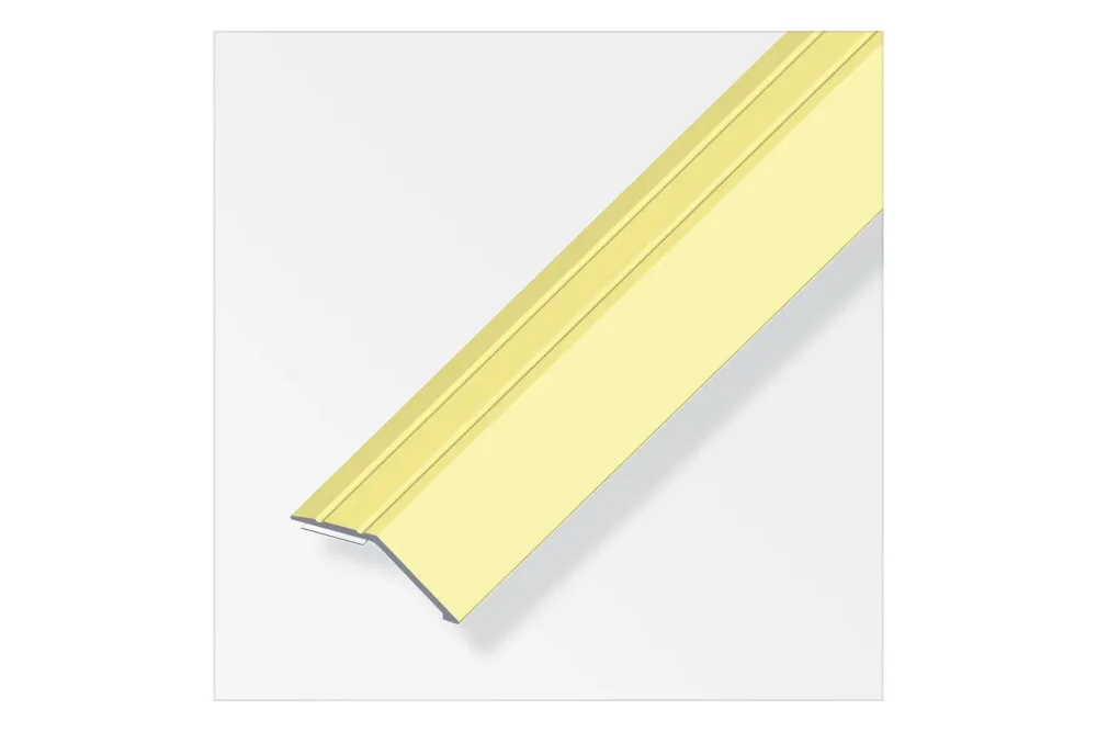 Alfer Parkett-Niveauausgleichsprofil Messing | 100 × 3 cm