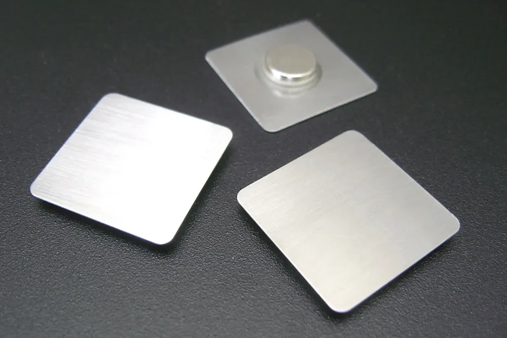 Magnet Quadrat Edelstahl | 25 mm | 3 Stück