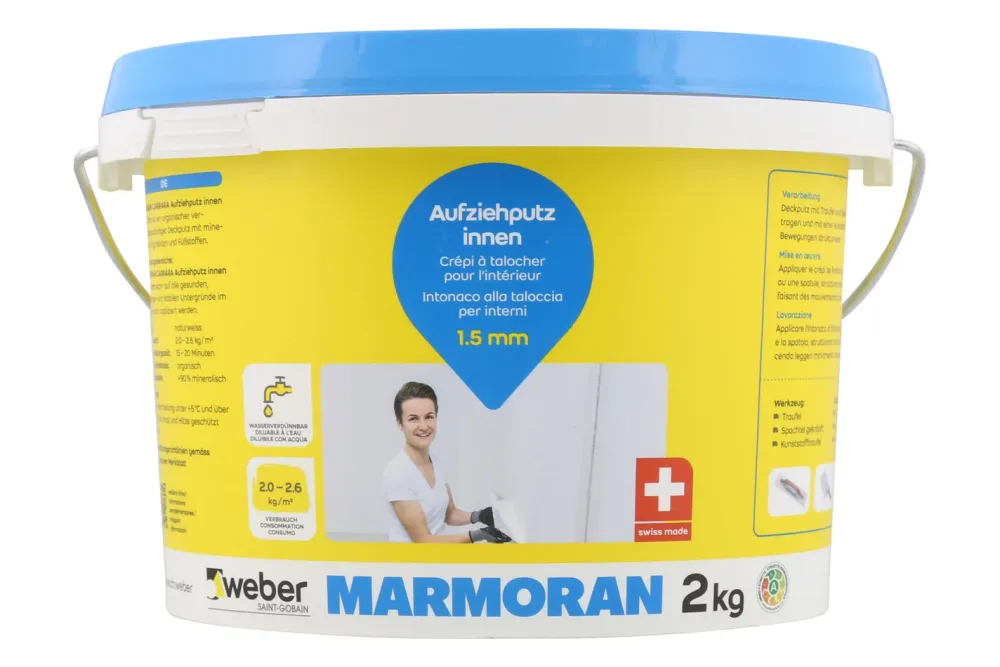 Marmoran Carrara Aufziehputz Innen | 2 kg