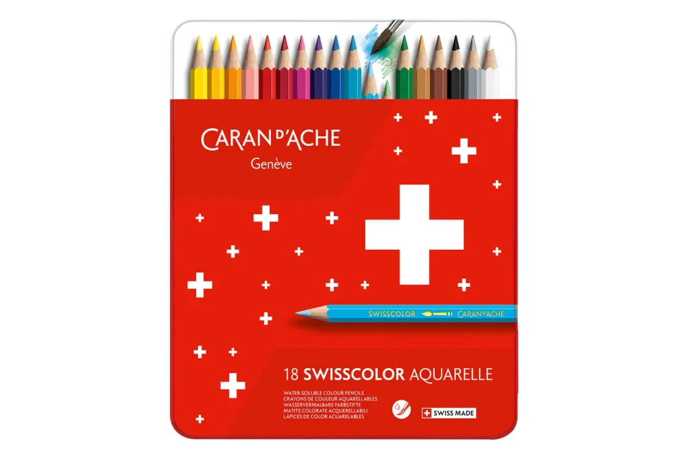 Caran d'Ache - Farbstifte, 19X16X1.3CM, Multicolor