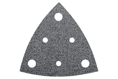 Fein 63717110043 Deltaschleifpapier mit Klett, gelocht Körnung 80 Eckmaß 80 mm 5 St.