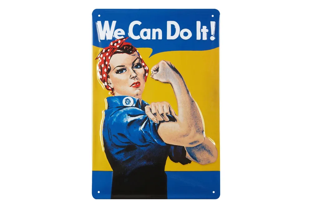 Münder Email Schild We Can Do It! | 30 × 20 cm