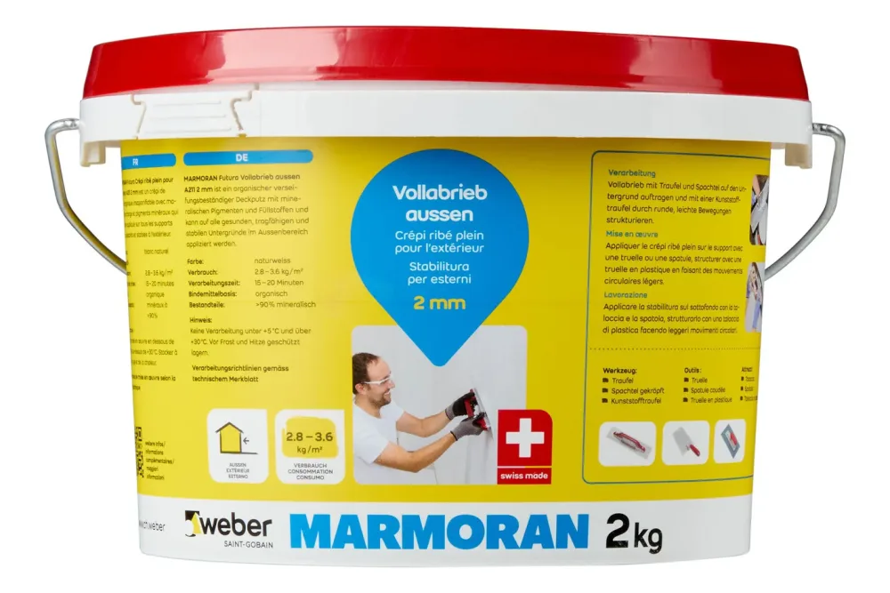 Marmoran Vollabrieb Aussen Weiss | 2 kg