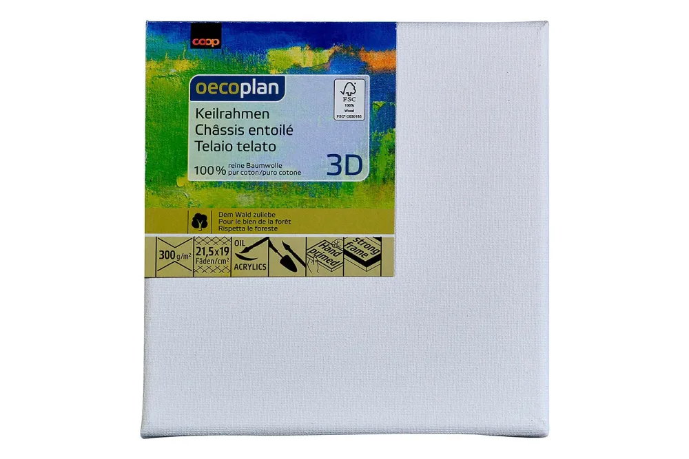Oecoplan Keilrahmen 3D | 15 × 15 cm